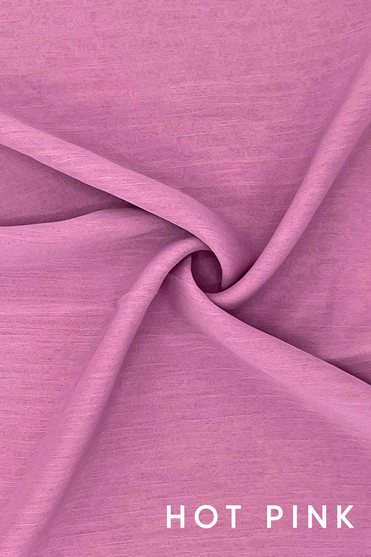 Crinkle Chiffon - Hot Pink